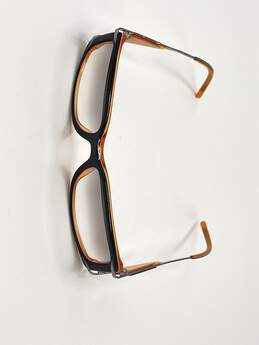 DY4556 Womens Black Orange Full Rim Rectangular Eyeglasses JEWV6EEJY-A