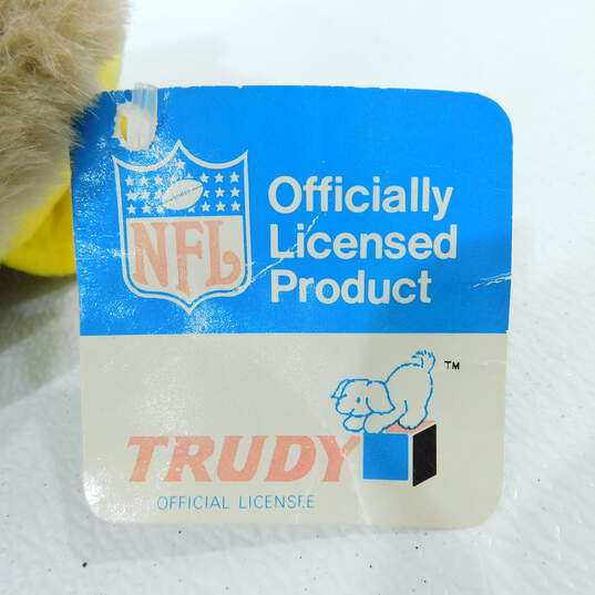 Vntg 1983 Green Bay Packers Trudy Plush Stuffed Bear NWT image number 4