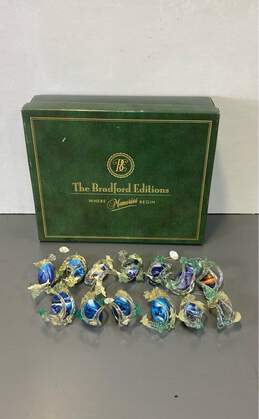 Dolphin Ornament Lot of 13 by Christian Riese Lassen Bradford Editions Vintage