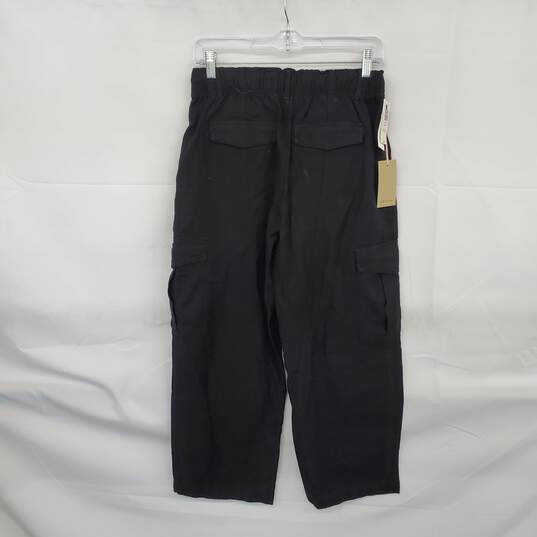 Wilfred Free Black Cotton Elastic Waist Cargo Pant WM Size 2 NWT image number 2