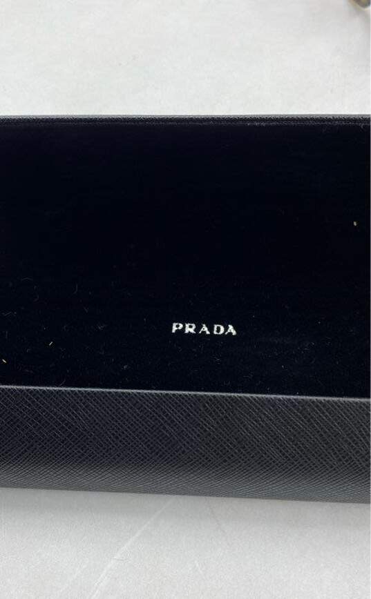 Prada Black Sunglasses No Lens - Size One Size image number 8