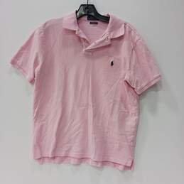 Polo by Ralph Lauren Pink Custom Slim Fit Polo Shirt Men's Size M
