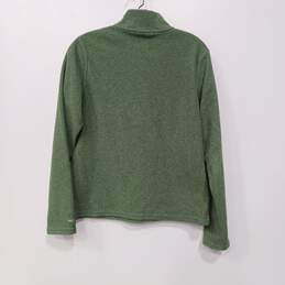 The North Face Women's Green Fleece 1/4 Zip Mock Neck Pullover Size M alternative image