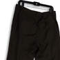 Mens Brown Flat Front Slash Pocket Straight Leg Dress Pants Size 36x36 image number 4