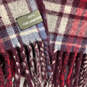 Womens Multicolor Plaid Multi Purpose Knitted Fringe Rectangular Scarf image number 4