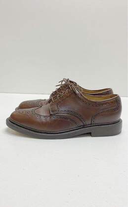 Oak Street Bootmakers Brown Leather Wingtip Oxford Dress Shoes Men's Size 9 D alternative image