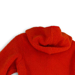 Womens Orange Blocktech Sherpa Windproof Full-Zip Hoodie Size Medium alternative image