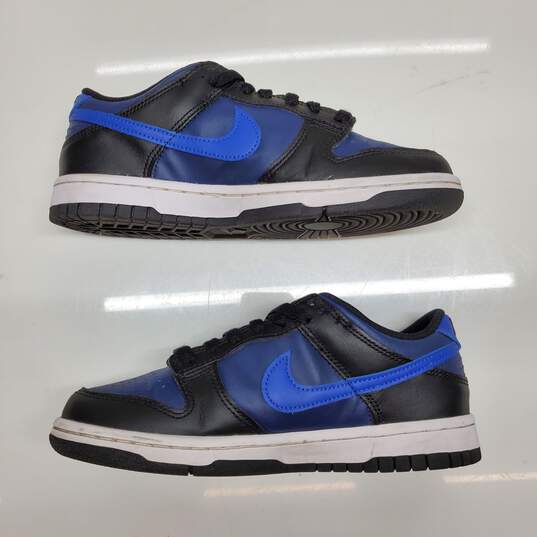 2022 NIKE DUNK LOW (GS BOYS) NAVY/ROYAL DH9765-402 SIZE 5Y image number 2