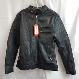 Laverappelle Men's Genuine Leather Biker Jacket Size S Black