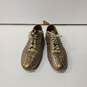 Cole Haan Women's Gold Lace-Up Comfort Shoes Size 9B image number 1