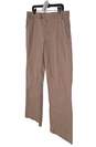 Womens DEW42735-BSC Brown Flat Front Slash Pocket Straight Leg Pants Size 16 image number 2