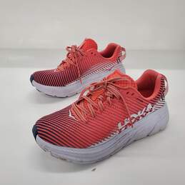Hoka One One Women's Coral Red Rincon 2 Lightweight Trainsers Size 8.5