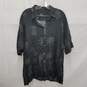 Neiman Marcus 100 % Rayon Black Floral Men's Short Sleeve Shirt  Size L image number 2
