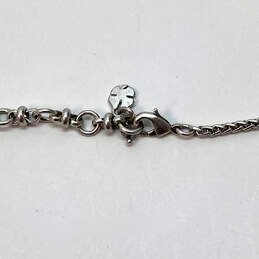 Designer Lucky Brand Silver-Tone Tassel Link Chain Lobster Pendant Necklace alternative image