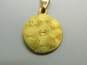 14K Yellow Gold Mother Mary Pendant Medallion 1.4g image number 6