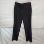 NWT Halogen WM's Black Taylor Curvy Fit Trousers Size 10 x 30 image number 1