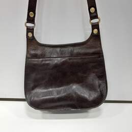 Women's Patricia Nash Leather Leopard Print Saddle Bag alternative image