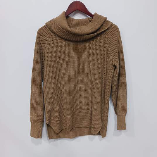 Michael Kors Brown Turtleneck Pullover Sweater Women's Size S image number 1