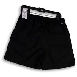 NWT Mens Black Elastic Waist Standard Fit Pull-On Athletic Shorts Size M alternative image