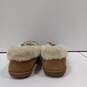 Minnetonka Women's Brown Suede Moccasins Faux Fur Lined Size 7M image number 3