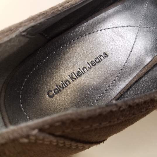 Calvin Klein Grey Plumps Size 7.5 image number 7