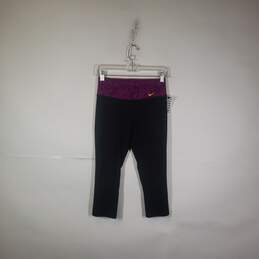 Womens Dri Fit Elastic High Waist Pull-On Activewear Cropped Leggings Size XS