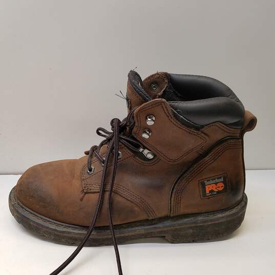 Timberland Pro Soft Toe Men's Boots Brown Size 10M image number 2