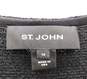 Women's St John Black Knitted Cardigan Size 14 image number 3