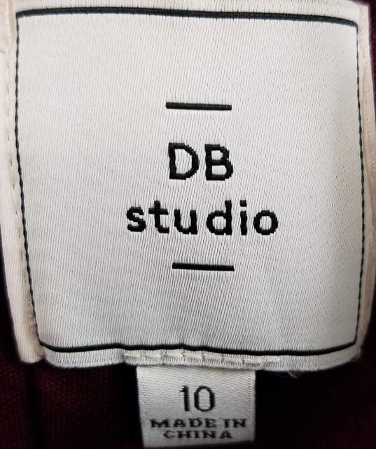 DB Studio Women Dress Burgundy M image number 3