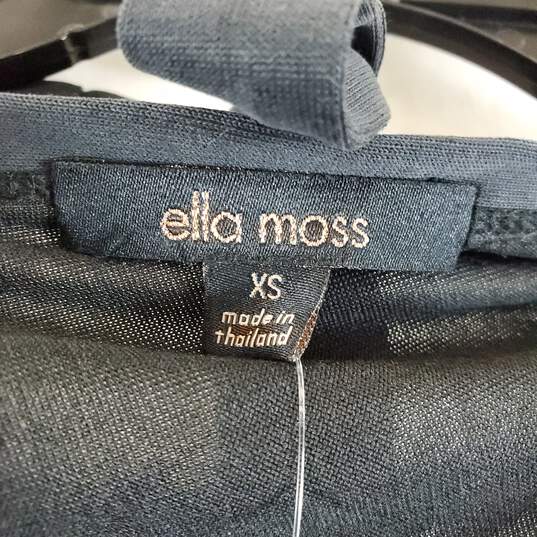 Ella Moss Women Charcoal Halter Neck Dress XS NWT image number 3
