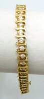 14K Yellow Gold 1.76 CTTW Diamond Tennis Bracelet 13.5g image number 1