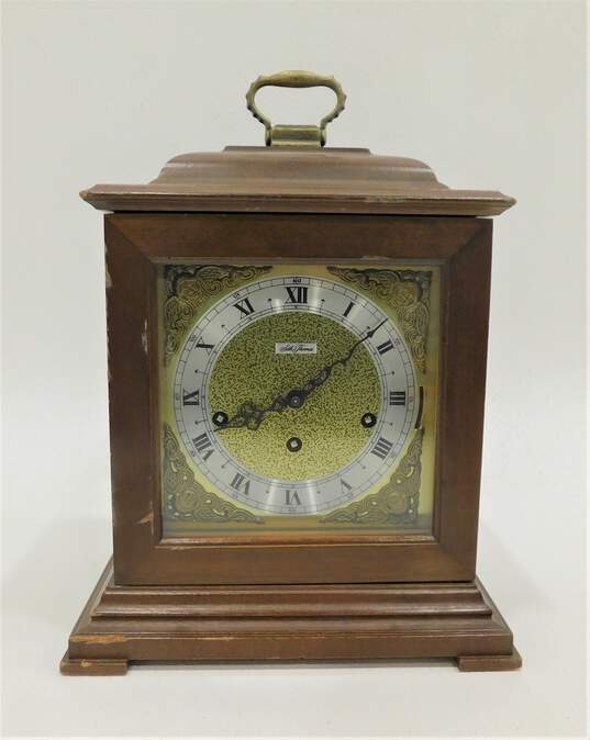 Seth Thomas Westminster Chime 2 Jewel A403-001 Mantel Clock With Key image number 1