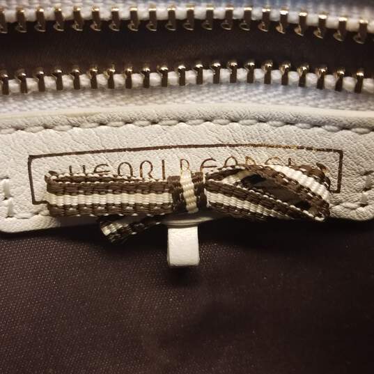 Henri Bendel Tan Quilted Leather Gold Chain Shoulder Zip Evening Bag image number 7