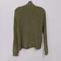 Women's Woolrich Sage Green Button Up Cardigan Sz M Petite image number 2