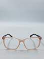 Tiffany & Co. Clear Pink Browline Eyeglasses image number 2