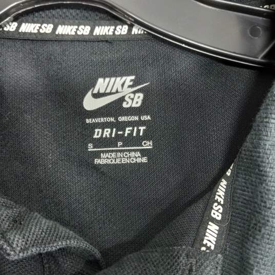 Men's Dri-Fit SB Black Polo Shirt Size S image number 3