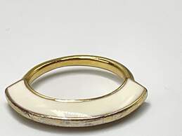 J. Crew Womens Gold-Tone Round Shape Band Ring Size 6 0.8g JEW3612PN-A