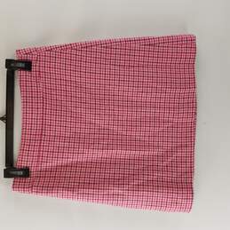J Crew Pink Houndstooth Skirt 4 NWT