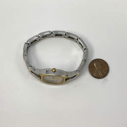 Designer Fossil ES1001 Silver-Tone Stainless Steal Quartz Analog Wristwatch alternative image