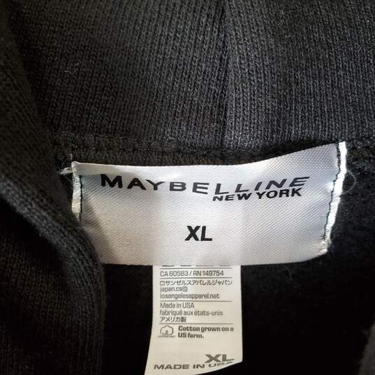 Maybelline Women Black Hoodie sz XL image number 3