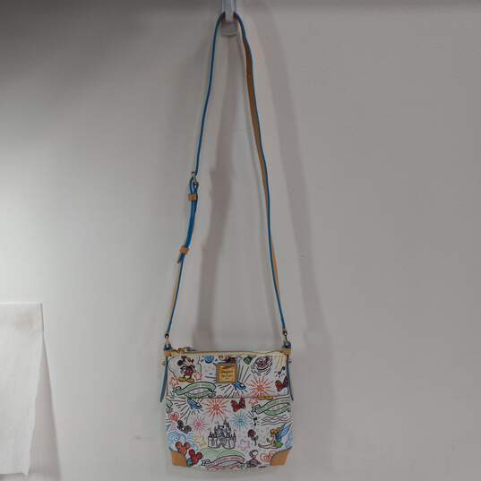 Women's Multicolor Leather Zip Inner Pockets Disney Themed Crossbody Bag image number 1