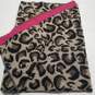 Juicy Couture Leopard Print Scarf Pink Brown One Size image number 4