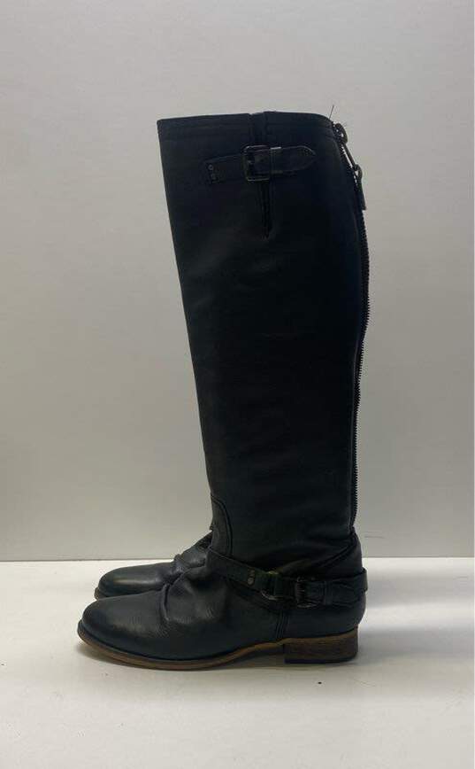 Steve Madden Leather Ravinn Boots Black 8 image number 2
