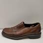 Ecco Brown Leather Slip On Loafers US 9.5 image number 2