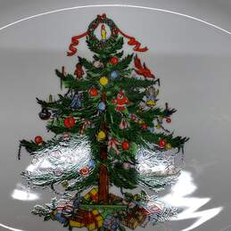 Vintage Georges Briard Yuletide Christmas Tree Serving Platter alternative image