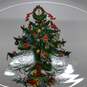 Vintage Georges Briard Yuletide Christmas Tree Serving Platter image number 2