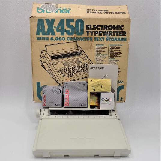 Brother AX-450 Electronic Typewriter IOB image number 1