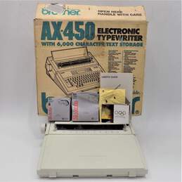 Brother AX-450 Electronic Typewriter IOB