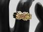 Contemporary Sterling Silver Vermeil Diamond Accent CZ Jewelry 30.4g image number 2