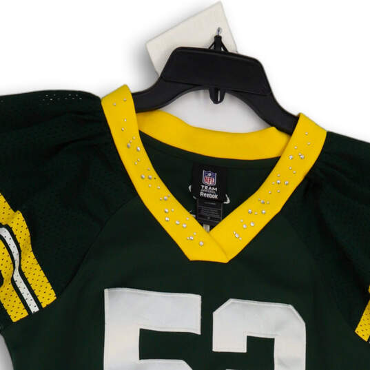 Womens Green Clay Matthews #52 Green Bay Packers NFL Football Jersey Size M image number 3